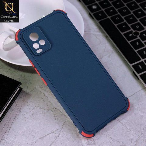 Vivo V20 Cover - Deep Blue - Soft New Stylish Matte Look Case