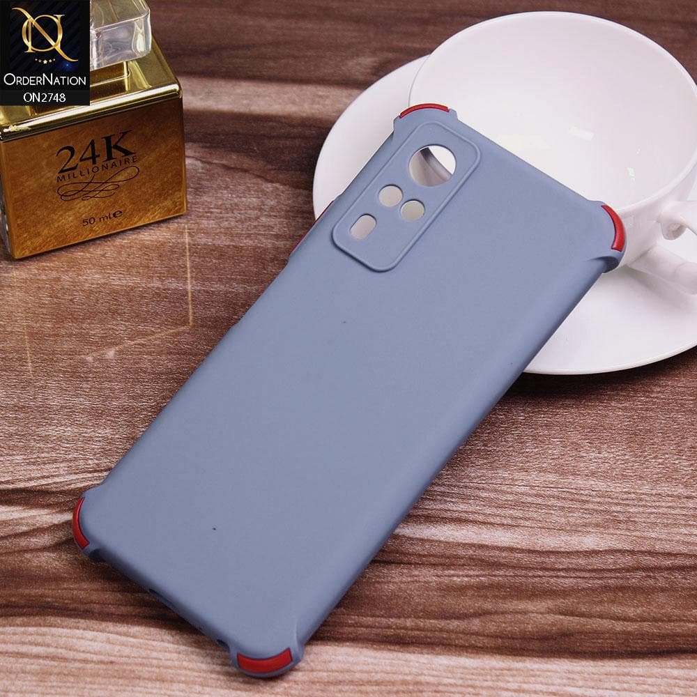 Vivo Y51 (2020 December) Cover - Light Gray - Soft New Stylish Matte Look Case