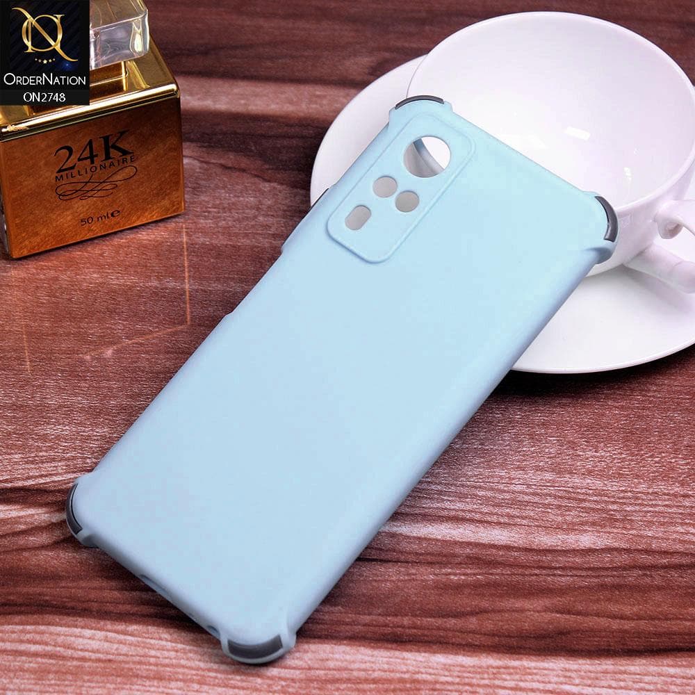 Vivo Y51a Cover - Sky Blue - Soft New Stylish Matte Look Case