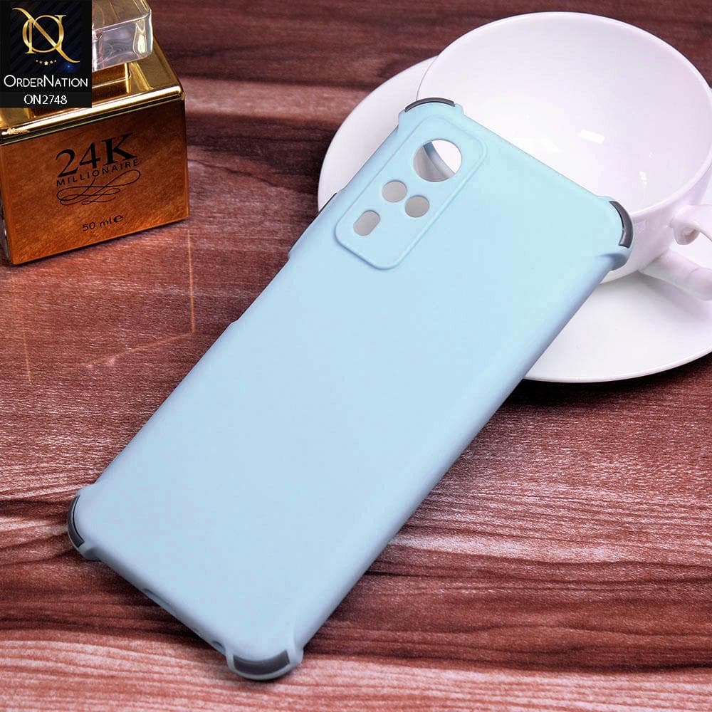 Vivo Y51 (2020 December) Cover - Sky Blue - Soft New Stylish Matte Look Case