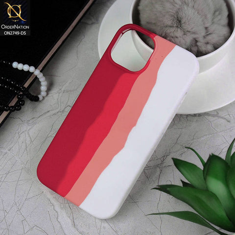 iPhone 14 Cover - Design 5 - Rainbow Series Liquid Soft Silicon Case