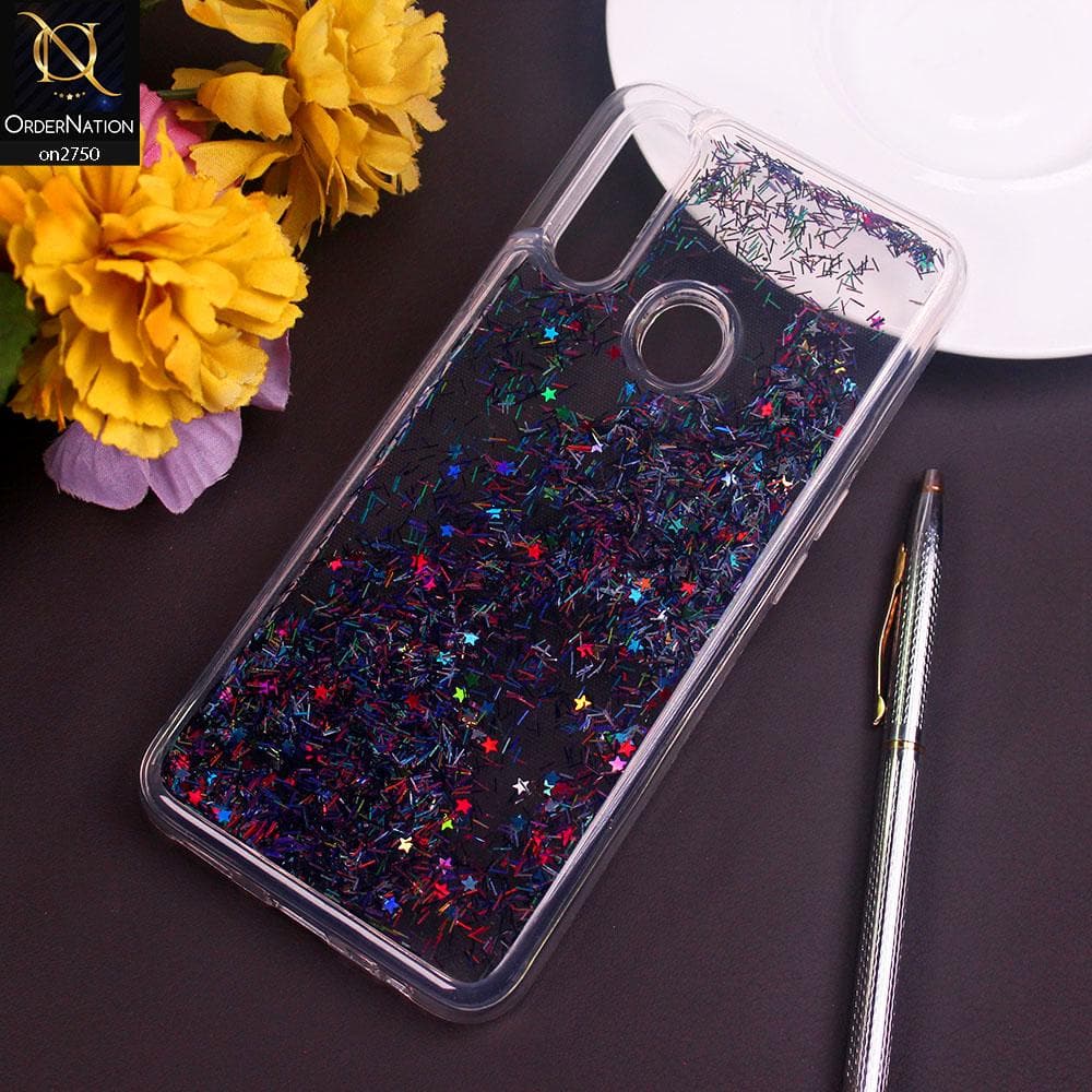 Oppo A8 Cover - Black - New Fashion Girlish Loopan Liquid Star Soft Case