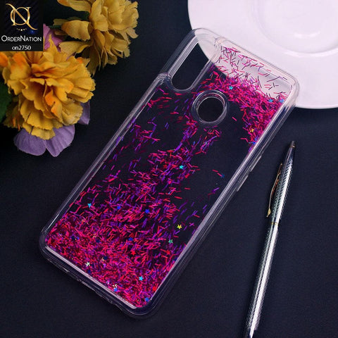 Oppo A31 Cover - Pink - New Fashion Girlish Loopan Liquid Star Soft Case