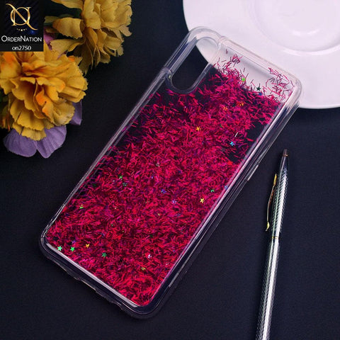 Vivo S1 Cover - Pink - New Fashion Girlish Loopan Liquid Star Soft Case