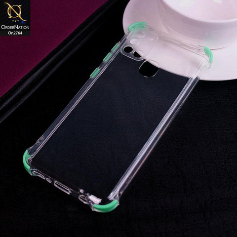 Samsung Galaxy A21s - Aqua - Soft Anti Shock Colorfull Corner Back Clear Case