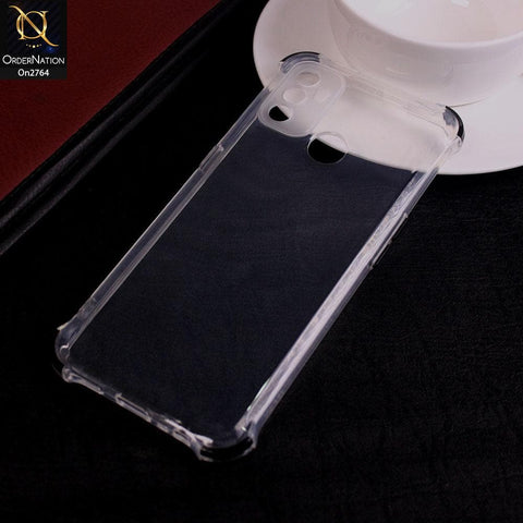 Oppo A53s - Black - Soft Anti Shock Colorfull Corner Back Clear Case