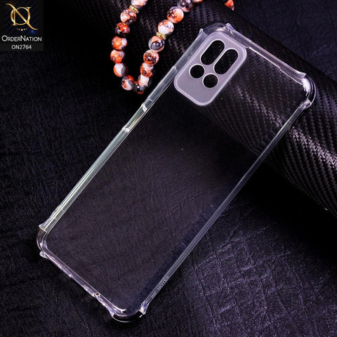 Infinix Note 8 Cover - Black - Soft Anti Shock Colorfull Corner Back Clear Case