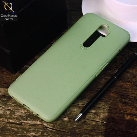 Oppo A9 2020 Cover - Light Green -Candy Colour Tpu Soft Case