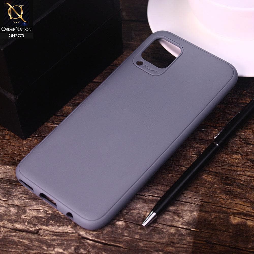 Huawei P40 lite Cover - Gray -Candy Colour Tpu Soft Case