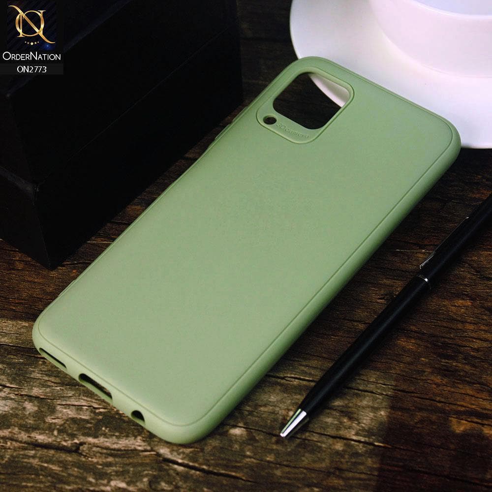 Huawei Nova 7i Cover - Light Green -Candy Colour Tpu Soft Case