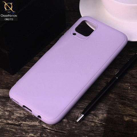 Huawei Nova 6 SE Cover - Purple -Candy Colour Tpu Soft Case