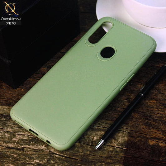 Oppo A31 Cover - Light Green -Candy Colour Tpu Soft Case