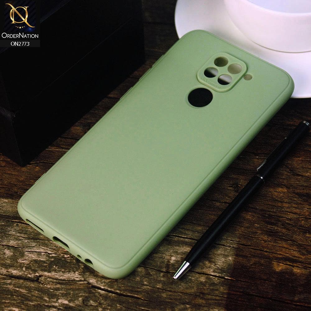 Xiaomi Redmi Note 9 Cover - Light Green - Candy Colour Tpu Soft Case