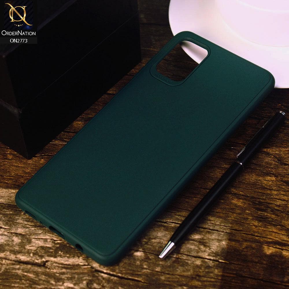 Samsung Galaxy A51 Cover - Dark Green - Candy Colour Tpu Soft Case