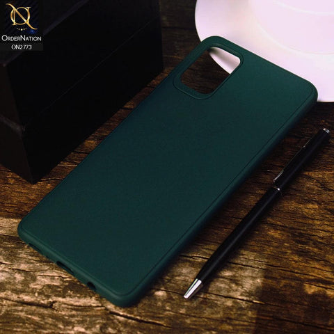 Samsung Galaxy A51 Cover - Dark Green - Candy Colour Tpu Soft Case