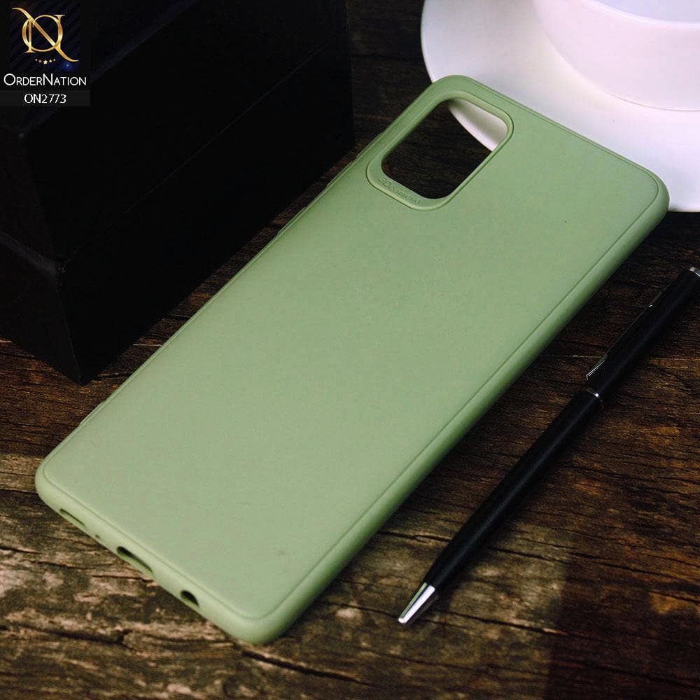 Samsung Galaxy A51 Cover - Light Green - Candy Colour Tpu Soft Case