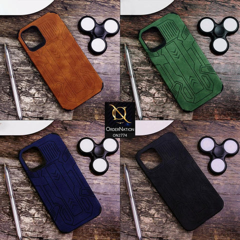 Oppo A9 2020 Cover - Blue - Soft Synthetic Leather TPU 3D Camera Case