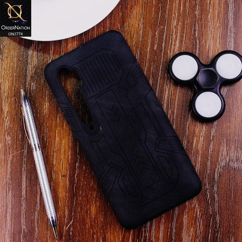 Xiaomi Mi Note 10 Lite Cover - Black - Soft Synthetic Leather TPU 3D Camera Case