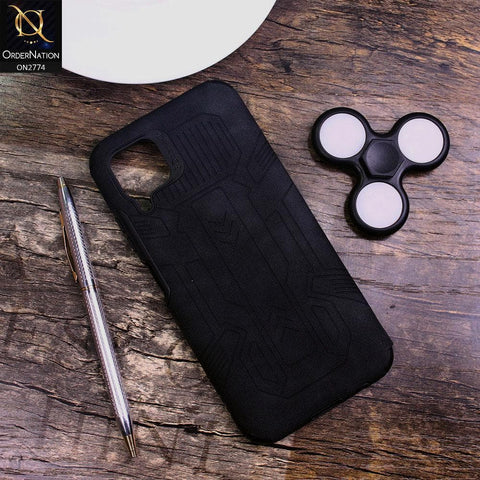 Huawei P40 lite Cover - Black - Soft Synthetic Leather TPU 3D Camera Case