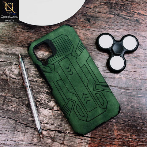 Huawei Nova 6 SE Cover - Green - Soft Synthetic Leather TPU 3D Camera Case