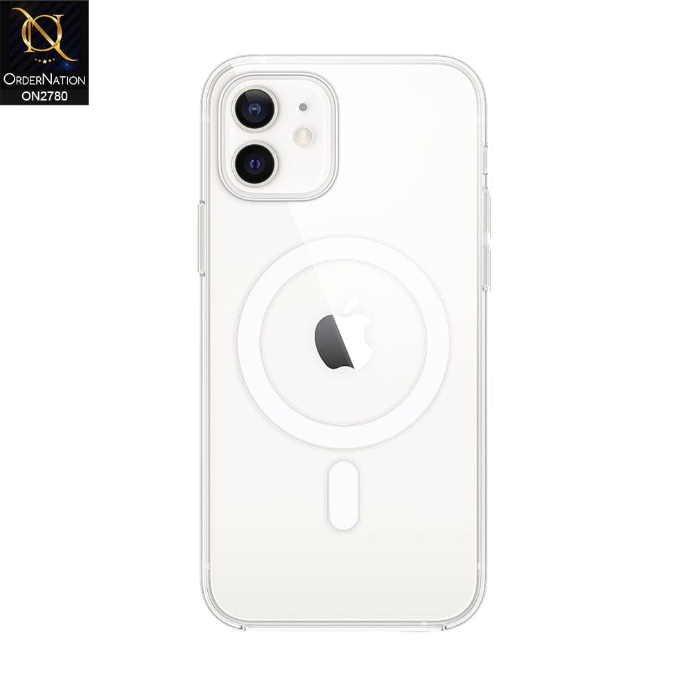 iPhone 12 Cover - Transparent - MagSafe Slim Clear Case - (MagSafe Notification Enabled)