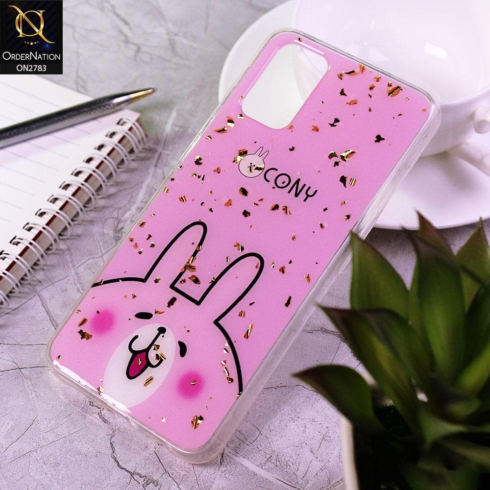 Oppo A52 Cover - Design 5 - Stylish Bling Gold Fiber Foil Soft Case