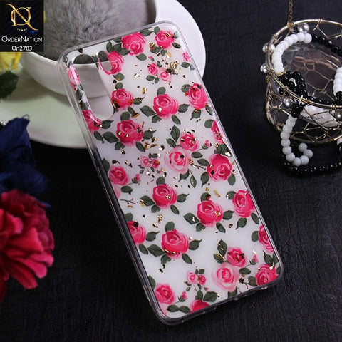 Oppo Reno 3 - Design 10 - Stylish Bling Gold Fiber Foil Soft Case