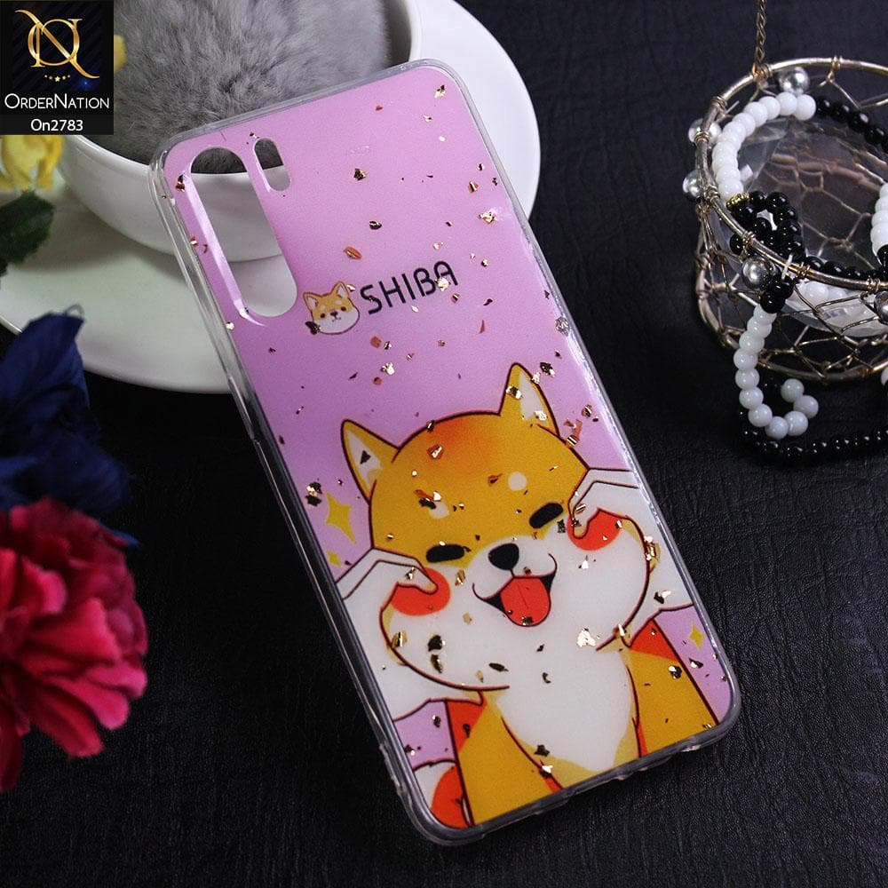 Oppo Reno 3 - Design 6 - Stylish Bling Gold Fiber Foil Soft Case