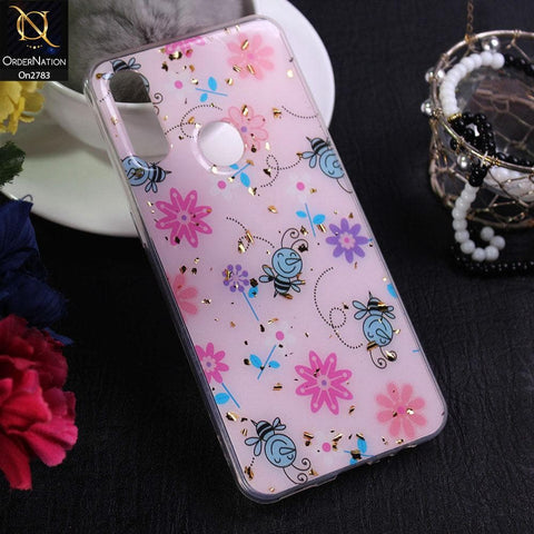 Oppo A31 - Design 4 - Stylish Bling Gold Fiber Foil Soft Case