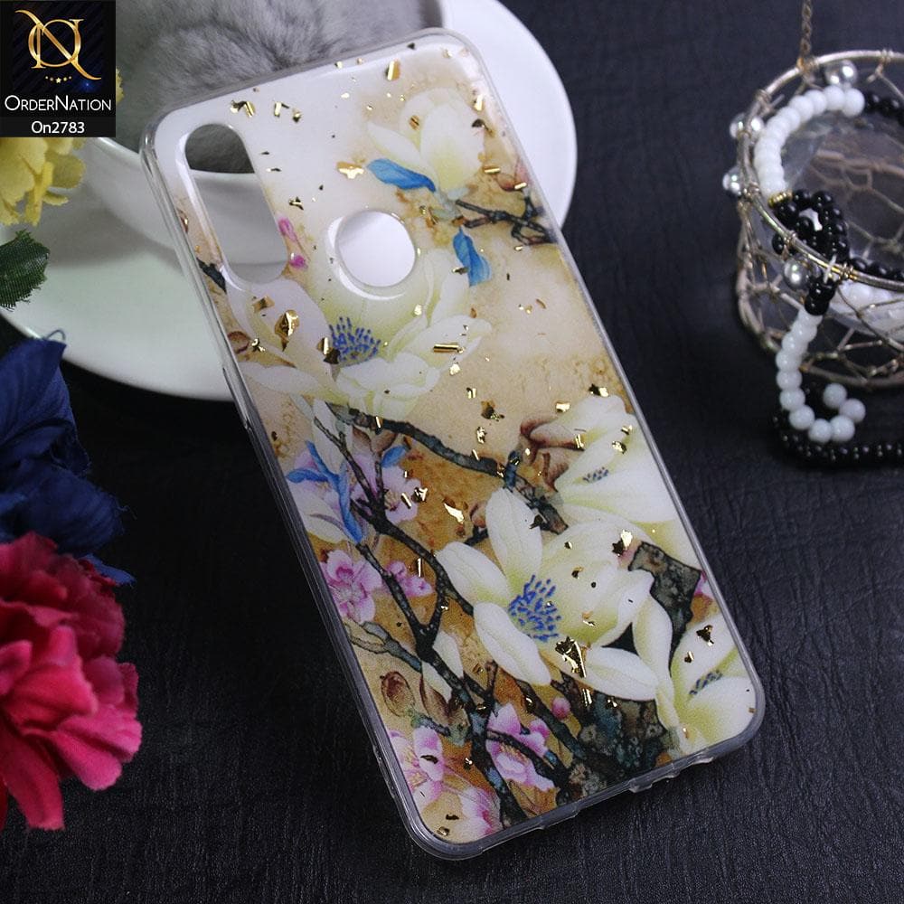 Oppo A31 - Design 8 - Stylish Bling Gold Fiber Foil Soft Case