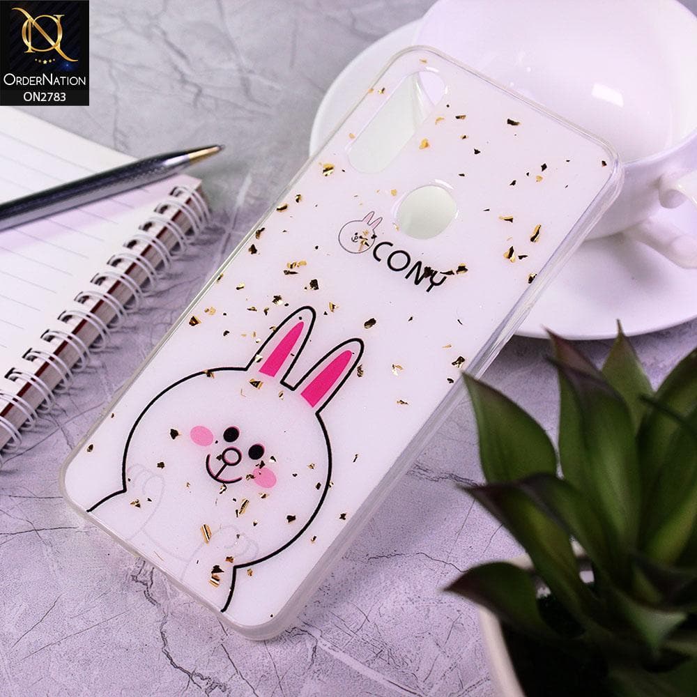 Oppo A8 Cover - Design 9 - Stylish Bling Gold Fiber Foil Soft Case