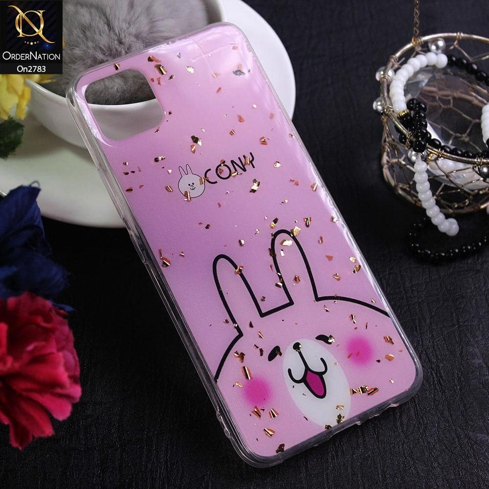 Realme C11 - Design 5 - Stylish Bling Gold Fiber Foil Soft Case