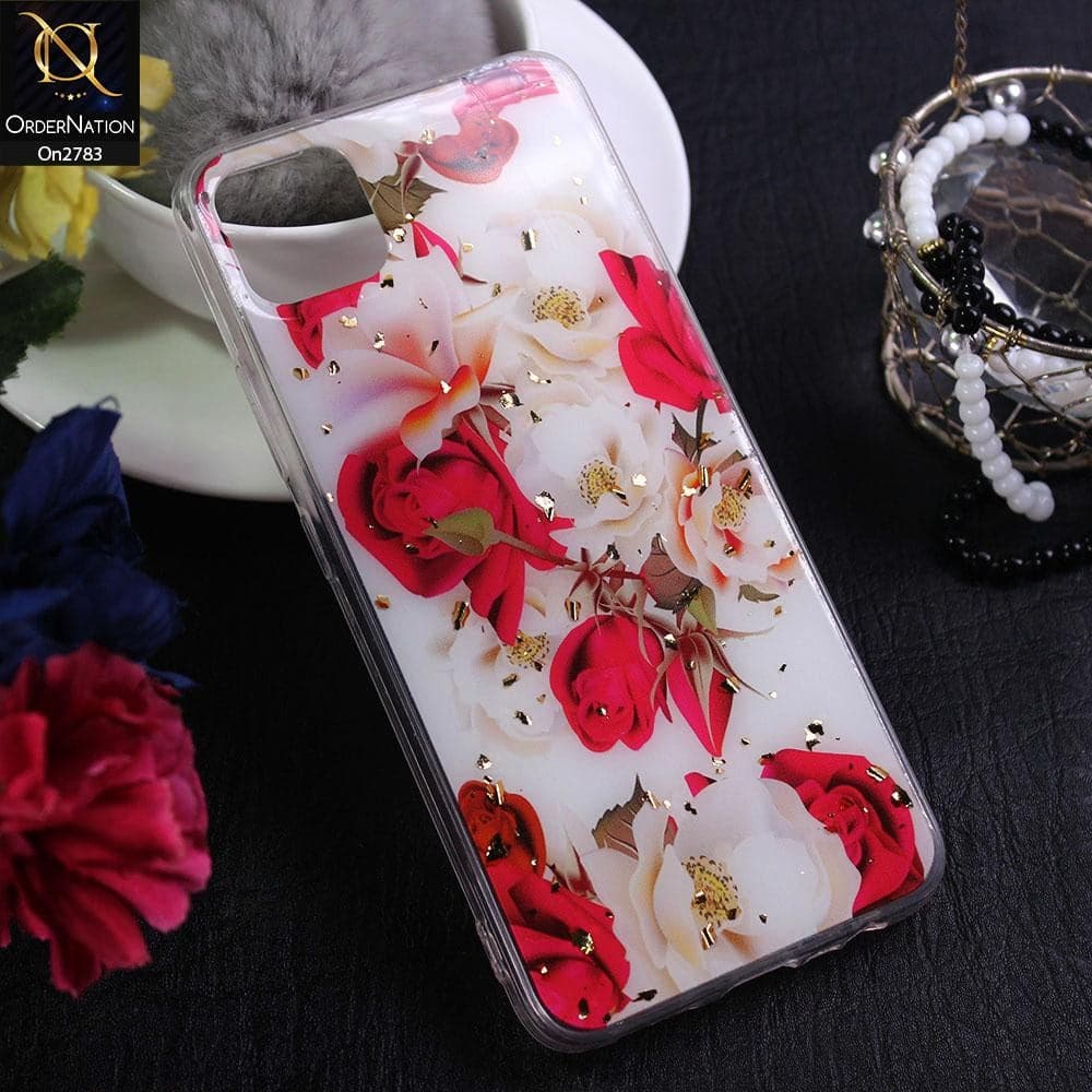 Realme C11 - Design 7 - Stylish Bling Gold Fiber Foil Soft Case