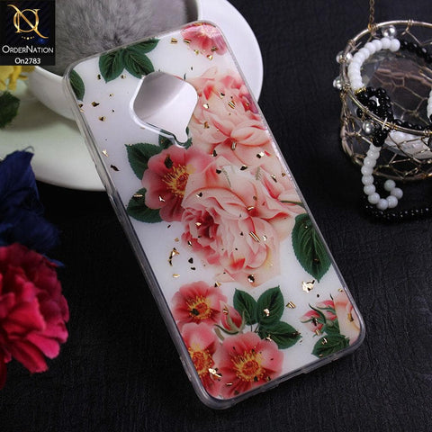 Vivo Y51 2020 - Design 1 - Stylish Bling Gold Fiber Foil Soft Case