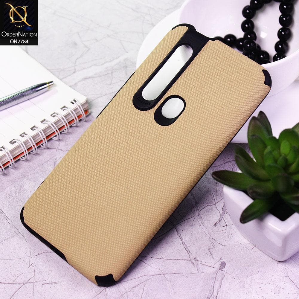 Tecno Camon 15 Premier Cover - Skin - Leather Jeans Texture Soft Case