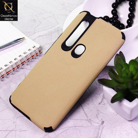 Tecno Camon 15 Premier Cover - Skin - Leather Jeans Texture Soft Case