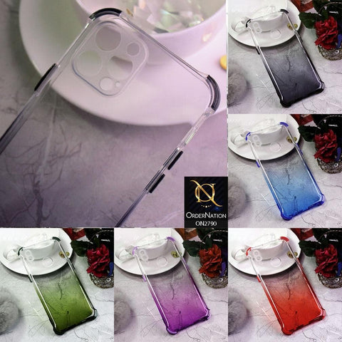 Vivo Y51 (2020 December) Cover - Blue - Dual Gradient Semi Transparent Soft Case