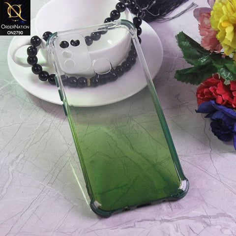Infinix Hot 11 Play Cover - Green - Dual Gradient Semi Transparent Soft Case