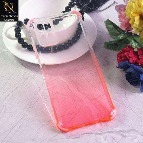 Infinix Note 8 Cover - Light Pink - Dual Gradient Semi Transparent Soft Case