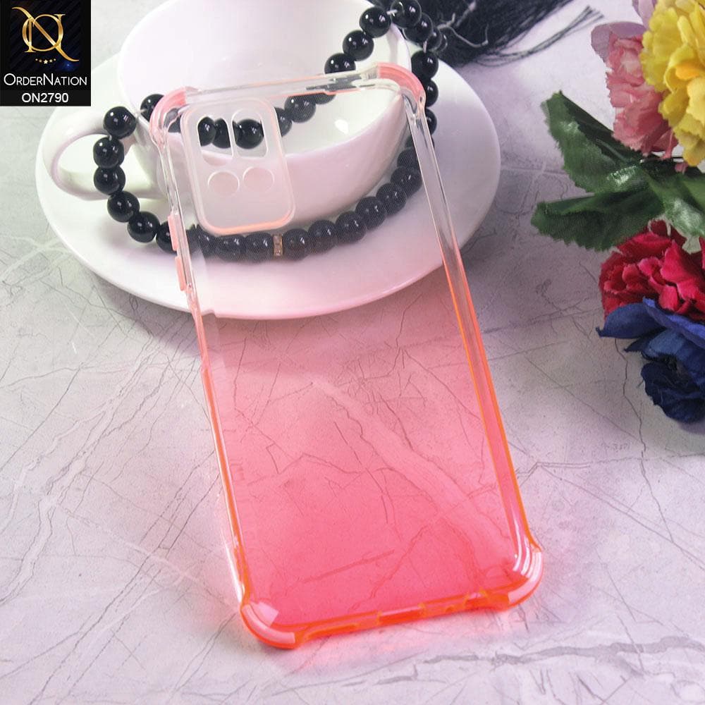 Infinix Note 8i Cover - Light Pink - Dual Gradient Semi Transparent Soft Case