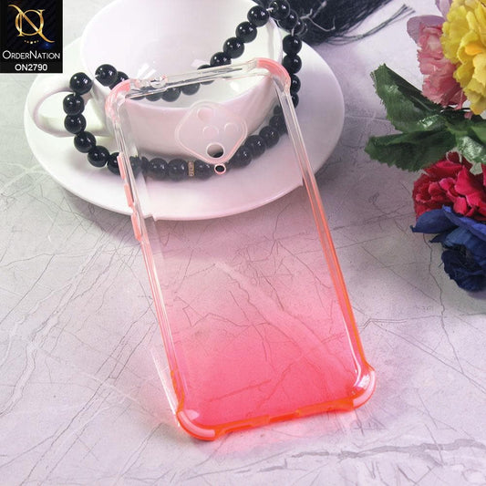 Vivo Y51 Cover - Light Pink - Dual Gradient Semi Transparent Soft Case