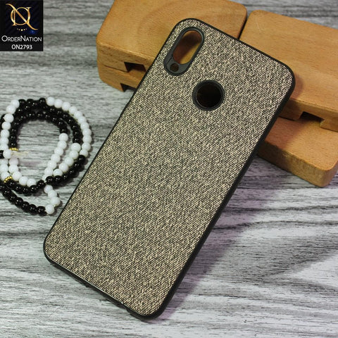Huawei Nova 3i / P Smart Plus Cover - Gray - New Jeans Fabric Texture Leather Soft Case