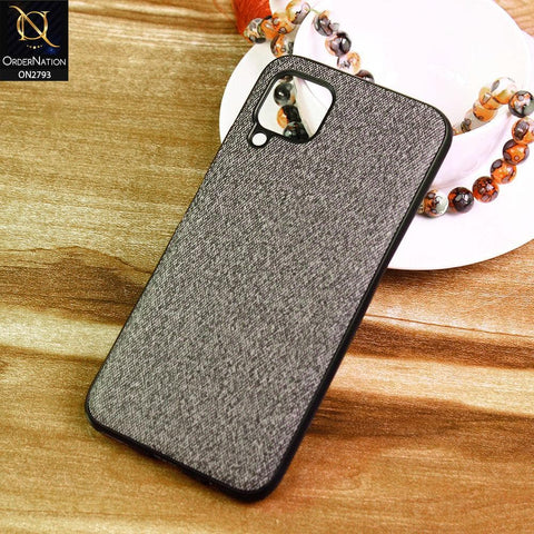 Huawei Nova 7i Cover - Black -  New Jeans Fabric Texture Leather Soft Case