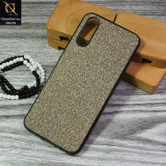 Vivo S1 Cover - Gray - New Jeans Fabric Texture Leather Soft Case