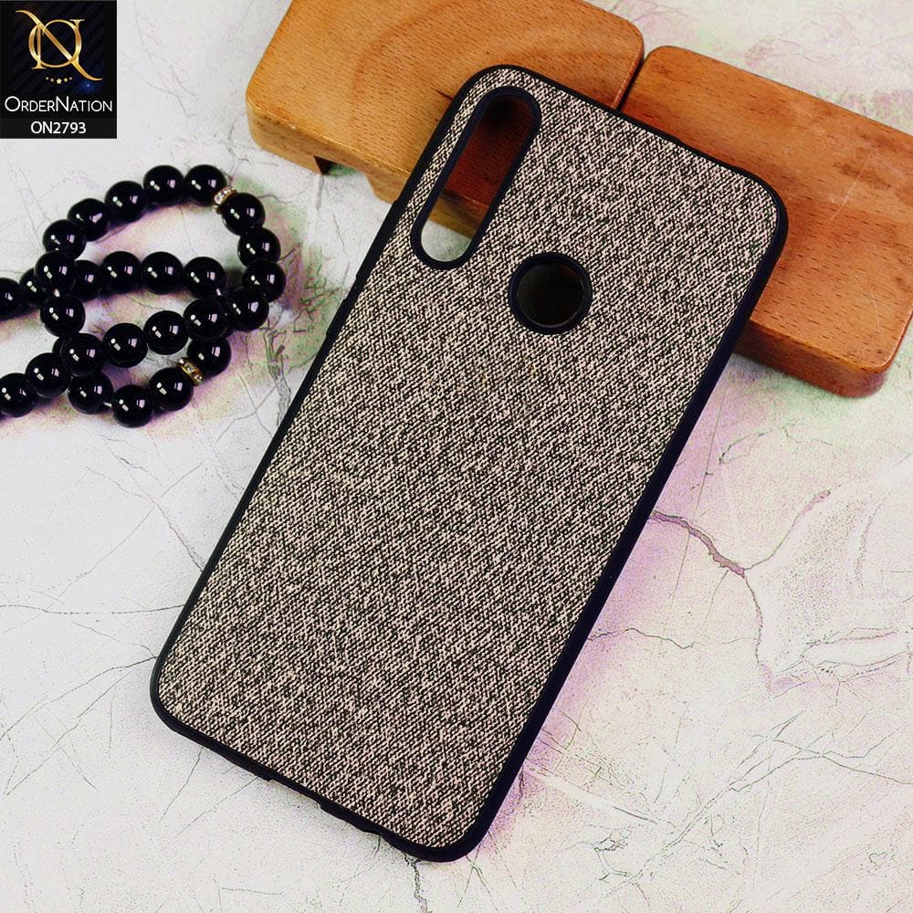 Honor 9X Cover - Gray -  New Jeans Fabric Texture Leather Soft Case