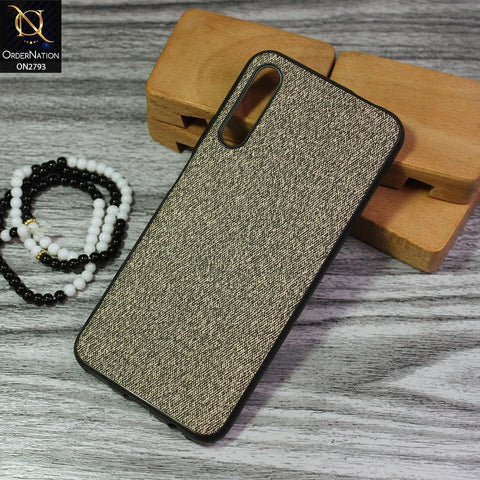 Honor 9X Pro Cover - Gray - New Jeans Fabric Texture Leather Soft Case