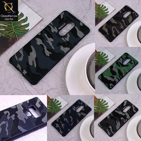 Infinix Hot 9 Play Cover - Green - Soft Stylish Camouflage Texture Case