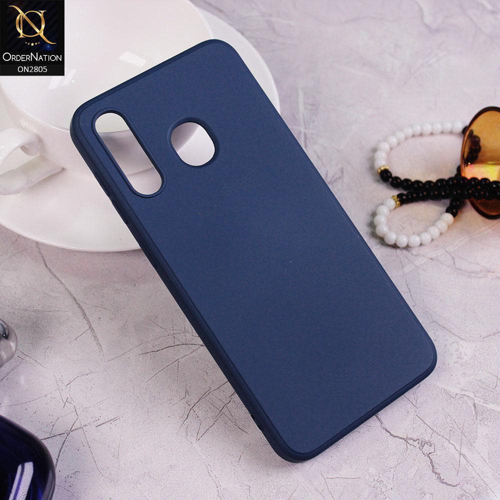 Samsung Galaxy A20 Cover - Blue - Soft Silicone Candy Color HQ Silica Gel Shockproof Matte Case