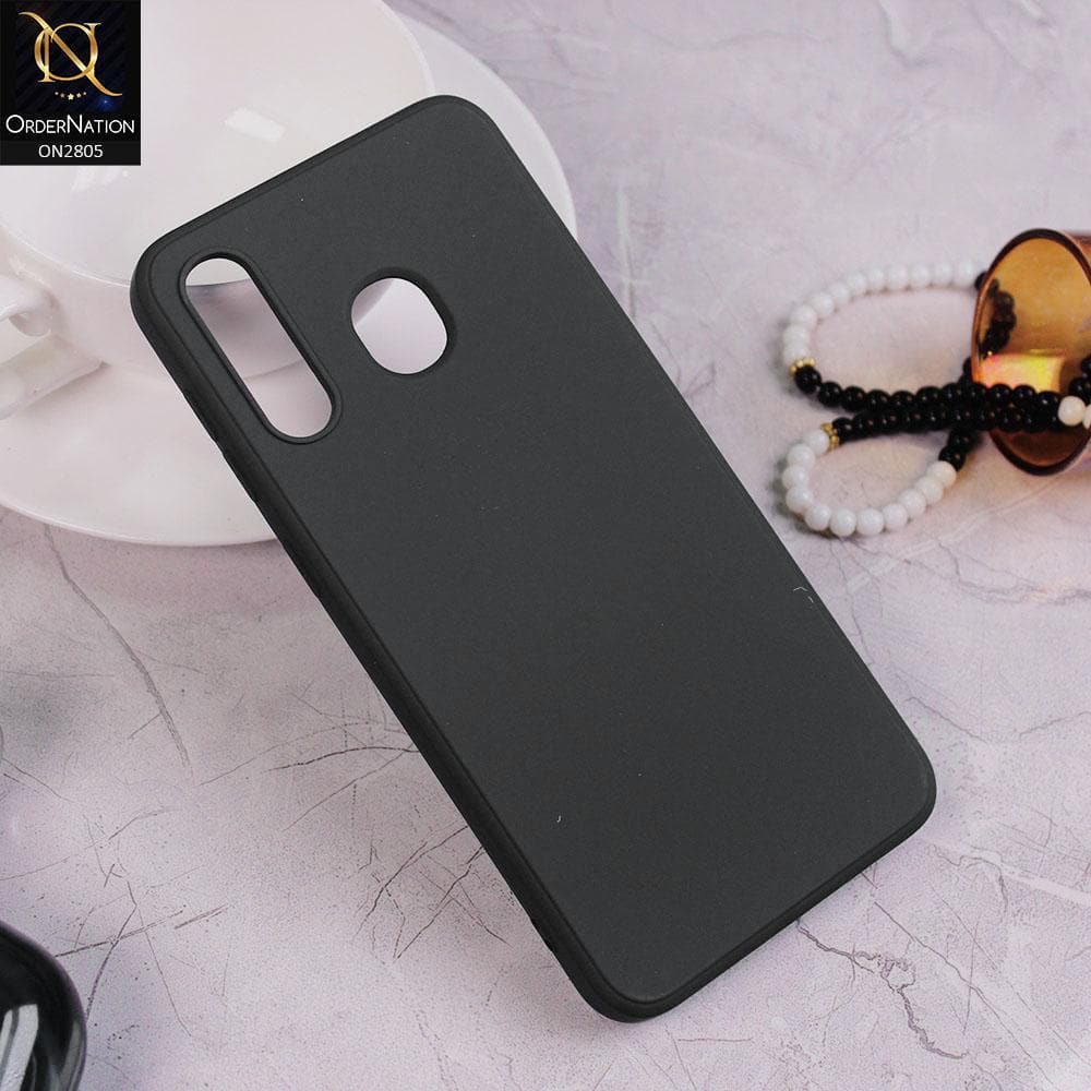 Samsung Galaxy A20 Cover - Dark Gray - Soft Silicone Candy Color HQ Silica Gel Shockproof Matte Case