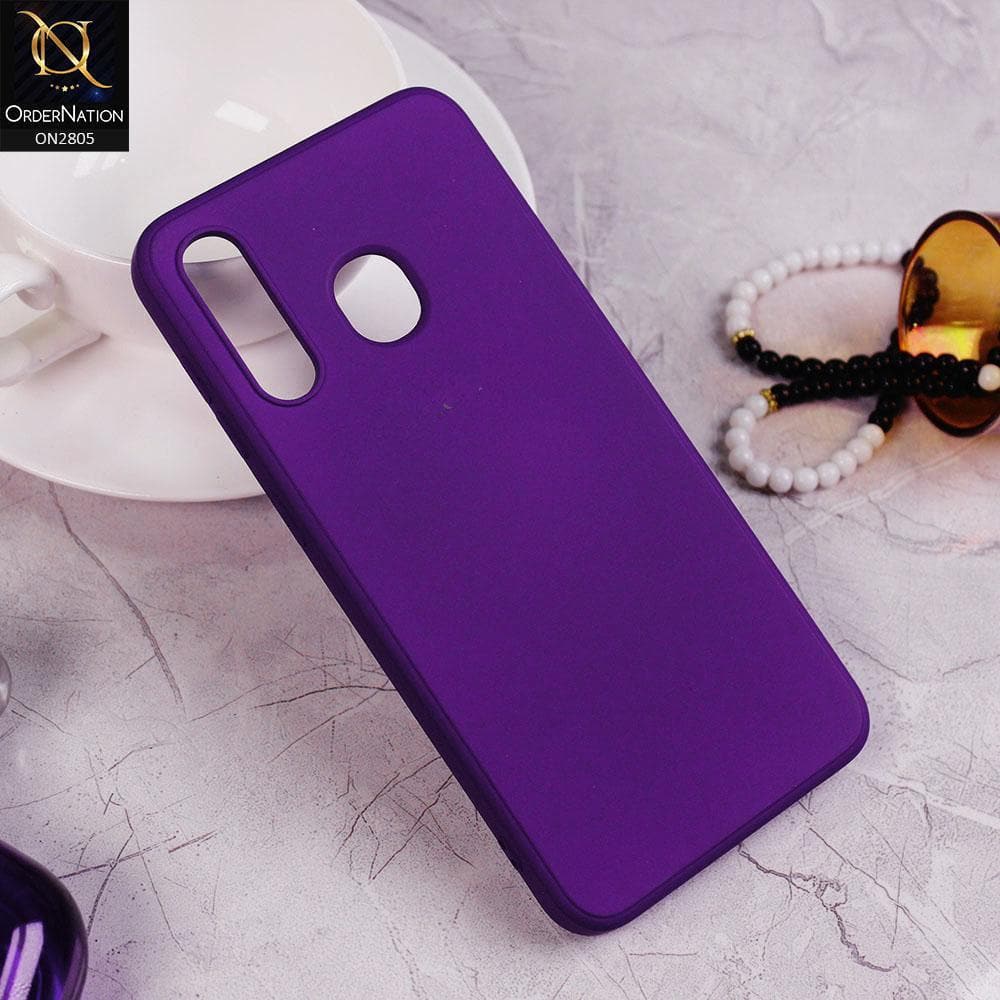 Samsung Galaxy A30 Cover - Indigo - Soft Silicone Candy Color HQ Silica Gel Shockproof Matte Case